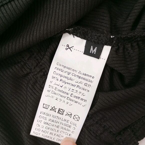 Crop Top  Size M Women's Black - Picture 12 of 12